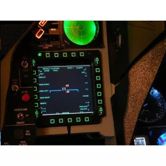 Thrustmaster navigacijske plošče MFD Cougar Pack - replika MFD navigacijske plošče ameriških letalskih sil F-16
