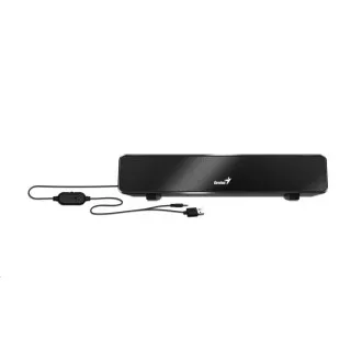 GENIUS USB SoundBar 100/ žični/ 6 W/ USB/ 3, 5" jack/ črn