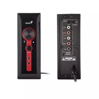 GENIUS GX GAMING SW-G2.1 1250 Ver. II/ 2.1/ 38W/ Črna GENIUS GX GAMING SW-G2.1 1250 Ver. II/ 2.1/ 38W/ Črna