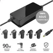 TRUST napajalnik MAXO za prenosne računalnike ASUS 90 W, vključno s priključki