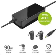 TRUST napajalnik MAXO za prenosne računalnike ACER 90 W, vključno s priključki