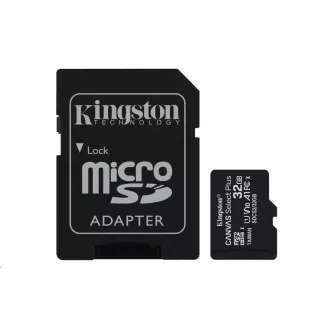 Kartica Kingston MicroSDHC 32 GB Canvas Select Plus 100R A1 C10   adapter SD