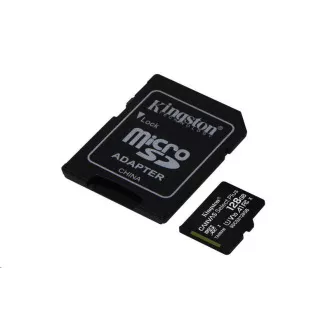 Kartica Kingston MicroSDXC 128 GB Canvas Select Plus 100R A1 C10   adapter SD