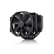 NOCTUA CPU hladilnik NH-D15 chromax.black, 2x 140mm, LGA1851, AM5, črna