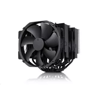 NOCTUA CPU hladilnik NH-D15 chromax.black, 2x 140mm, LGA1851, AM5, črna