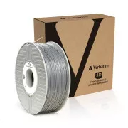 VERBATIM Filament za 3D tiskalnike PLA 1,75 mm, 335 m, 1 kg, srebrna/kovinska siva (55275)