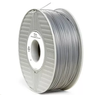 VERBATIM Filament za 3D tiskalnike PLA 1,75 mm, 335 m, 1 kg, srebrna/kovinska siva (55275)