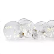 Solight komplet LED božičnih kroglic z zvezdami, velikost 8cm, 6 kosov, 30LED, časovnik, tester, 3xAA