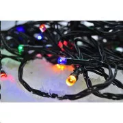 Solight LED zunanja božična veriga, 500 LED diod, 50 m, 5 m vodila, 8 funkcij, časovnik, IP44, večbarvna