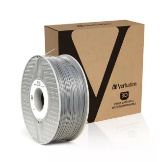 VERBATIM Filament za 3D tiskalnike ABS 1,75 mm, 404 m, 1 kg srebrno/kovinsko siva (OLD PN 55016)