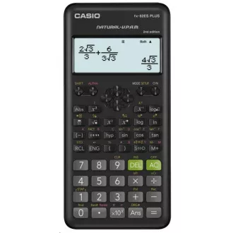 Kalkulator CASIO FX 82ES PLUS 2E, črn, šolski, 10 številk Kalkulator CASIO FX 82ES PLUS 2E, črn, šolski, 10 številk