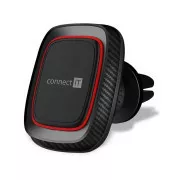 CONNECT IT InCarz 4Strong360 CARBON univerzalno magnetno držalo za avto, 4 magneti, rdeče