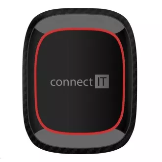 CONNECT IT InCarz 4Strong360 CARBON univerzalno magnetno držalo za avto, 4 magneti, rdeče