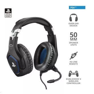 TRUST GXT 488 Forze PS4 Gaming Headset - licenca Sony - črna