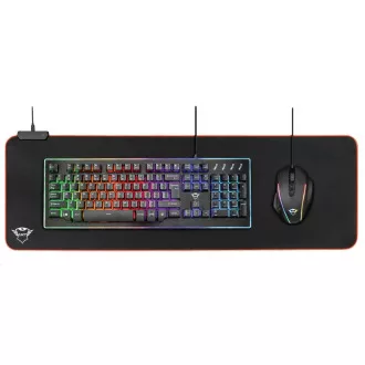 TRUST GXT 764 Glide-Flex XXL RGB-osvetljena prilagodljiva podloga za miško