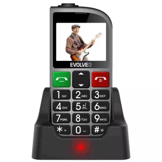 EVOLVEO EasyPhone FM, mobilni telefon za starejše s stojalom za polnjenje (srebrn) EVOLVEO EasyPhone FM, mobilni telefon za starejše s stojalom za polnjenje (srebrn)