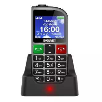 EVOLVEO EasyPhone FM, mobilni telefon za starejše s stojalom za polnjenje (srebrn) EVOLVEO EasyPhone FM, mobilni telefon za starejše s stojalom za polnjenje (srebrn)