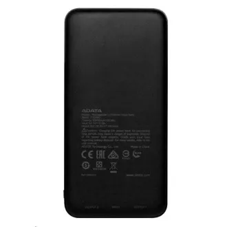 ADATA PowerBank AT10000 - zunanja baterija za mobilne naprave/tablice 10000 mAh, črna ADATA PowerBank AT10000 - zunanja baterija za mobilne naprave/tablice 10000 mAh, črna