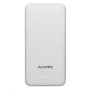 ADATA PowerBank AT10000 - zunanja baterija za mobilni telefon/tablico 10000 mAh, bela