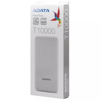 ADATA PowerBank AT10000 - zunanja baterija za mobilni telefon/tablico 10000 mAh, bela ADATA PowerBank AT10000 - zunanja baterija za mobilni telefon/tablico 10000 mAh, bela