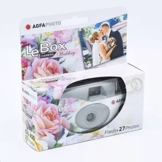 Agfaphoto LeBox Wedding Flash 400/27 - analogni fotoaparat za enkratno uporabo