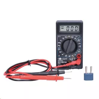 Solight multimeter, max. AC 500 V, max. DC 500V / 10A, test diod, zvočni signal