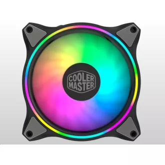Cooler Master ventilator MasterFan MF120 Halo 3v1, 3x120mm, ARGB, črn