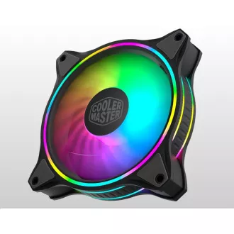 Cooler Master ventilator MasterFan MF120 Halo 3v1, 3x120mm, ARGB, črn