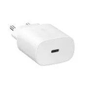 Samsung Potovalni polnilnik EP-TA800XWE, hitro polnjenje 25 W, kabel USB-C, bel