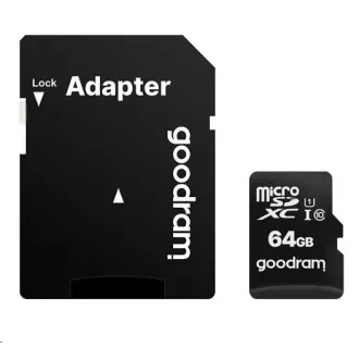 Kartica GOODRAM MicroSDXC 64GB M1AA, UHS-I Class 10, U1   adapter