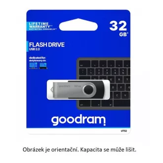 GOODRAM Flash disk 64 GB UTS2, USB 2.0, črn