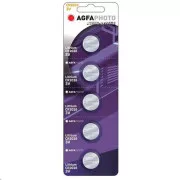 AgfaPhoto gumbna litijeva baterija CR2016, blister, 5 kosov