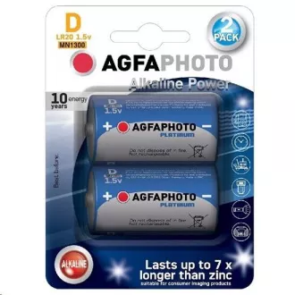 AgfaPhoto Power alkalne baterije LR20/D, blister 2 kosa AgfaPhoto Power alkalne baterije LR20/D, blister 2 kosa