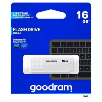 GOODRAM Flash disk 16 GB UME2, USB 2.0, bel