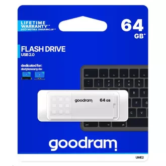 GOODRAM Flash disk 64 GB UME2, USB 2.0, bel