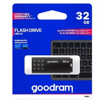 GOODRAM Flash disk 32 GB UME3, USB 3.0, črn