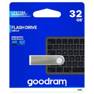 GOODRAM Flash disk UUN2 32GB USB 2.0 srebrn