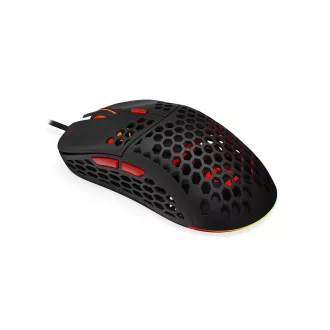 SPC Gear gaming miška LIX  / žična / optična / PWM3360 / 800-12000dpi / 1000Hz / 6 gumbov / 59g / ARGB/ USB - Razpakirano