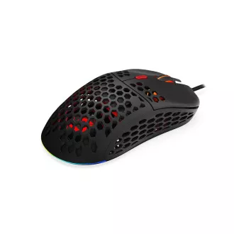 SPC Gear gaming miška LIX  / žična / optična / PWM3360 / 800-12000dpi / 1000Hz / 6 gumbov / 59g / ARGB/ USB - Razpakirano