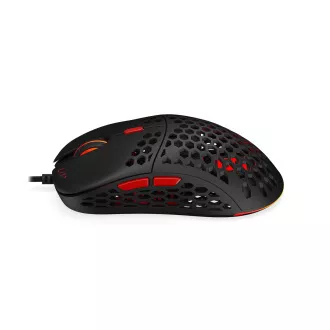 SPC Gear gaming miška LIX  / žična / optična / PWM3360 / 800-12000dpi / 1000Hz / 6 gumbov / 59g / ARGB/ USB - Razpakirano