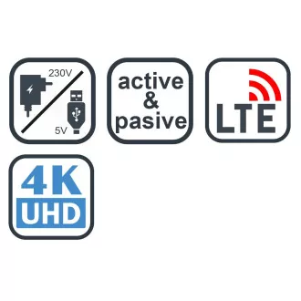 EVOLVEO Xany 5 LTE, 230/5V, aktivna sobna antena DAB /DVB-T2, filter LTE