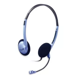 GENIUS slušalke z mikrofonom HS-02B, 3,5-milimetrski priključek GENIUS slušalke z mikrofonom HS-02B, 3,5-milimetrski priključek