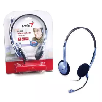 GENIUS slušalke z mikrofonom HS-02B, 3,5-milimetrski priključek GENIUS slušalke z mikrofonom HS-02B, 3,5-milimetrski priključek
