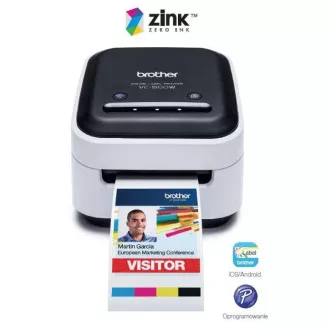 BROTHER FOTO tiskalnik nalepk - VC500W - WIFI, USB, COLOR brez črnila - Vgrajen rezalnik BROTHER FOTO tiskalnik nalepk - VC500W - WIFI, USB, COLOR brez črnila - Vgrajen rezalnik