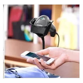 Čitalnik Zebra DS4608 SR 2D črn   kabel USB, stojalo (zamenjava za DS4308)