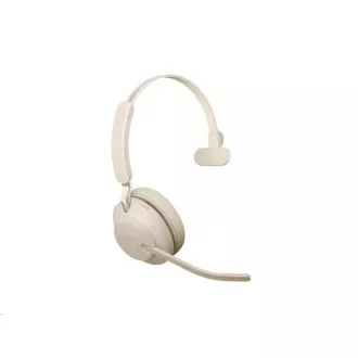 Naglavne slušalke Jabra Evolve2 65, Link 380c MS, mono, bež