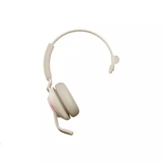 Naglavne slušalke Jabra Evolve2 65, Link 380a MS, mono, bež Naglavne slušalke Jabra Evolve2 65, Link 380a MS, mono, bež