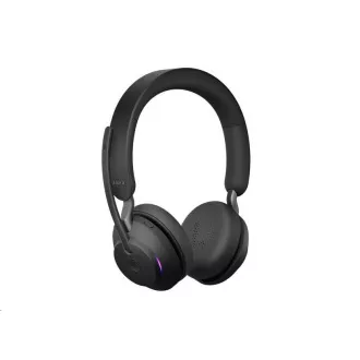 Naglavne slušalke Jabra s stojalom Evolve2 65, Link 380c MS, stereo, črne