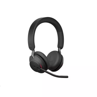 Naglavne slušalke Jabra s stojalom Evolve2 65, Link 380c MS, stereo, črne