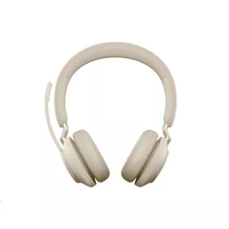 Slušalke Jabra Evolve2 65, Link 380c MS, stereo, bež